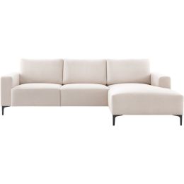 Hoekbank rechts Fabria polyetherschuim beige