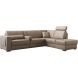 Hoekbank rechts Muscolo bruin relaxfunctie excellent comfort