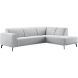 Hoekbank rechts Bellanti lichtgrijs basic comfort