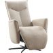 Relaxfauteuil Seduto microvezel beige