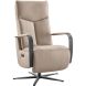 Relaxfauteuil Seduto elektrisch leder beige