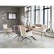 Eettafel Aska 160x90 cm teak naturel brushed