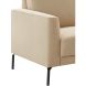 2,5 zitsbank Moscato pocketvering beige relaxfunctie rechts