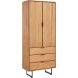 Boekenkast Aska (80 Cm) teak naturel brushed