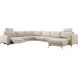 Hoekbank Linoza naturel relaxfunctie links premium comfort