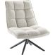 Draaifauteuil Parrano lichtgrijs