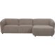 Hoekbank rechts Lavanga taupe basic comfort