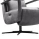 Relaxfauteuil Seduto pocket/HR-schuim zitting donkergrijs