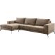 Hoekbank links Andelo bruin premium comfort