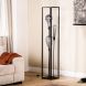 Vloerlamp Tiamo zwart staal 160x25 cm