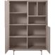 Opbergkast Famosa grijs 136x102x45 cm