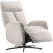Relaxfauteuil Assele lichtgrijs