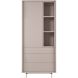 Opbergkast Famosa grijs 187x83x45 cm