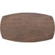 Eettafel Mascaro 220x120 cm Deens ovaal dark mango