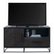 TV-meubel Vinito (109 Cm) eiken fineer zwart