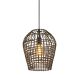 Hanglamp Scarperio rond 31 cm rotan bruin