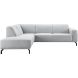 Hoekbank links Bellanti lichtgrijs premium comfort