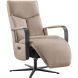 Relaxfauteuil Seduto elektrisch leder beige
