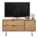 Tv-meubel Aska (117 Cm) teak naturel brushed