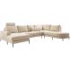 Hoekbank rechts Aziri ecru supreme comfort