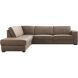 Hoekbank links Muscolo bonellvering bruin relaxfunctie