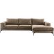 Hoekbank rechts Andelo bruin premium comfort
