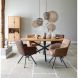 Eettafel Aska 240x120 cm ovaal teak naturel brushed