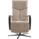 Relaxfauteuil Seduto elektrisch leder beige