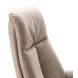 Relaxfauteuil Serio beige donker hout premium comfort