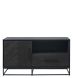 TV-meubel Veneta (109 Cm) eiken fineer zwart
