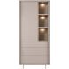 Opbergkast Famosa grijs 187x83x45 cm
