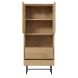 Opbergkast Belvio (85 Cm) light oak fineer