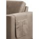 Hoekbank links Muscolo bonellvering bruin relaxfunctie