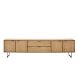 Tv-meubel Aska (234 Cm) teak naturel brushed