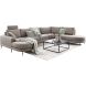 Hoekbank Aziri pocket visco zitting taupe