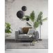 Loveseat Linoza (138 Cm) HR-schuim zitting dark grey