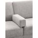 Hoekbank links Muscolo koudschuim grijs relaxfunctie