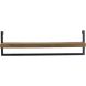 Wandplank Pardal hout metaal 24x80 cm bruin
