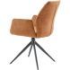 Eetkamerstoel Faido microvezel cognac