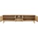 TV-meubel Arrosto eikenhout 58x225x40 cm light roast