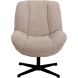 Draaifauteuil Fortenza bouclé beige