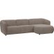 Hoekbank rechts Lavanga taupe basic comfort