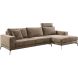 Hoekbank rechts Andelo bruin premium comfort