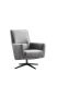 Draaifauteuil Malteno pocket/HR-schuim zitting donkergrijs