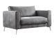 Loveseat Linoza (138 Cm) HR-schuim zitting dark grey