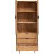 Boekenkast Aska (80 Cm) teak naturel brushed