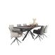 Eettafel Belvio 210x100 dark oak fineer