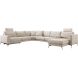 Hoekbank Linoza naturel relaxfunctie links premium comfort