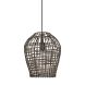 Hanglamp Scarperio rond 31 cm rotan bruin