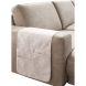 Hoekbank rechts Moscato traagschuim beige relaxfunctie